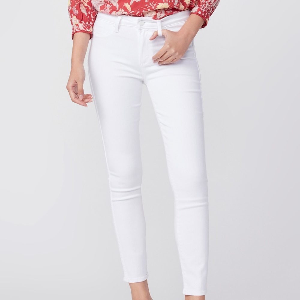 Paige White Denim - Hoxton Ankle